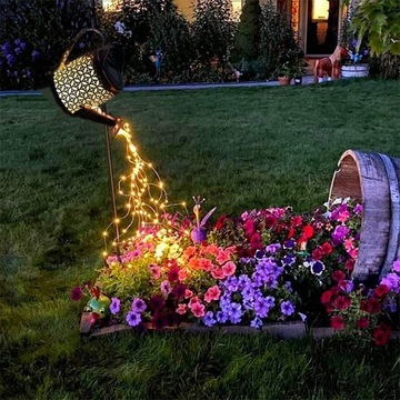 СОЛНЕЧНАЯ ЛАМПА В САДОВОЙ ЛЕЙКЕ 80 СМ LED