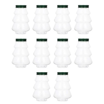 10 sztuk przezroczystych butelek na napoje wielokrotnego użytku 500 ml