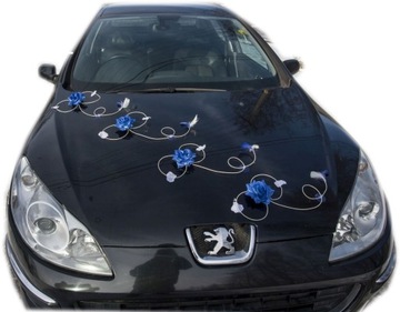 Dekoracja samochodu ozdoby na auto do ślubu 121