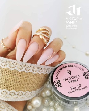 VICTORIA VYNN BUILD GEL UV/LED СТРОИТЕЛЬНЫЙ ГЕЛЬ - 07 СВЕТЛО-РОЗОВАЯ РОЗА 15 мл
