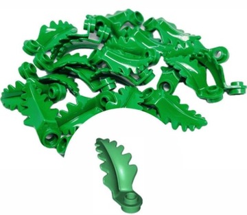 LEGO Roślina 9szt Klocek Liść paproci Paproć Green zielony 2682