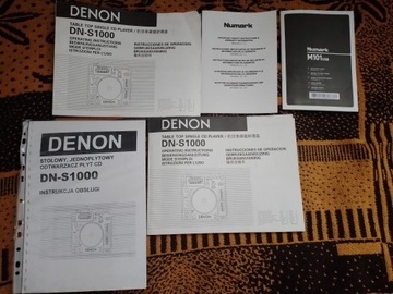 2 консоли Denon DN-S1000 1 микшер Numark M101