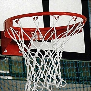 СЕТКА ДЛЯ ОБОРУДОВАНИЯ КОРЗИНЫ, СТРУНА, 3ММ, ПРОЧНАЯ БАСКЕТБОЛЬНАЯ, БЕЛАЯ