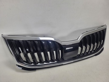 SKODA OCTAVIA III 3 LIFT 5E 5E0 глухая решетка радиатора, хромированная рамка