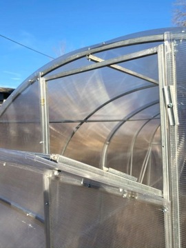 ВЕГАНСКАЯ ТЕПЛИЧНАЯ ТУННЕЛЬ 2x3 ПОЛИКАРБОНАТ 4 ОЦИНКОВАННЫЕ ТРУБЫ ТОМАТНАЯ ТЕПЛИЦА