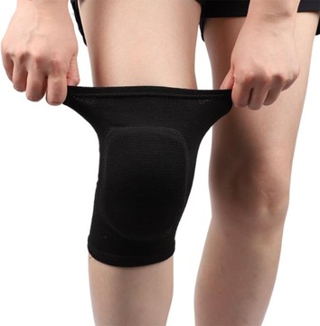 ЭЛАСТИЧНЫЕ ЧЕРНЫЕ НАКОЛЕННИКИ ДЛЯ ТАНЦЕВ