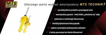 2 TLUMIČE MTS PŘEDNÍ DO VW FOX 2005-2011