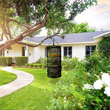 Подвесная сетчатая подставка для сушки трав, 6 слоев.