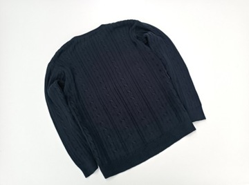 RALPH LAUREN CHAPS Oryginalny Vintage Sweter w Warkocze r. M