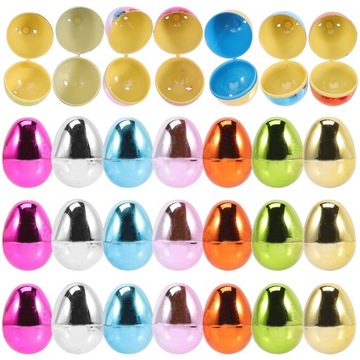 28 szt. Wielkanocne pudełka na ciastka w kształcie jajka Festiwal