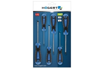 Отвертки Набор отверток 6 шт. HT1S095 HOGERT.