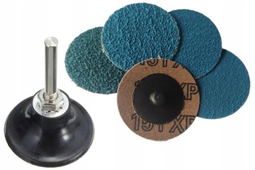 20 РУЛОННЫХ АБРАЗИВНЫХ ДИСКОВ + ДИСКОВАЯ ШАЙБА 50 мм