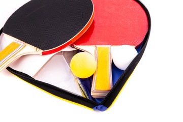 БАЛЕТКИ ДЛЯ ПИНГ-ПОНГА 2 ШТ + ШАРИКИ 2 ШТ, НАБОР В ЧЕХОЛЕ