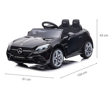 Mercedes-Benz SLC Milly Mally электрический пульт дистанционного управления на аккумуляторе со светодиодной подсветкой
