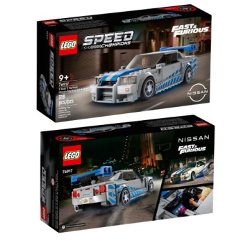 НАБОР LEGO SPEED CHAMPIONS — АВТОМОБИЛЬ NISSAN SKYLINE GT-R