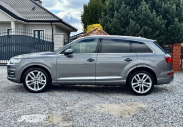 Audi Q7 II (4M) SUV 3.0 TDI 218KM 2017 Audi Q7 3.0 TDI Sline Quattro NAvi PDC Skory czarna podsufitka Climatronic, zdjęcie 33
