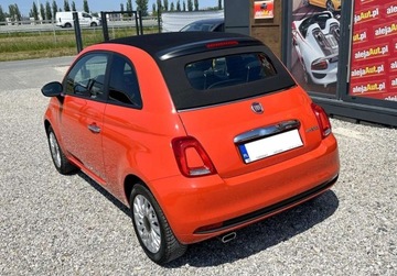 Fiat 500 II CC Seria 4 1.0 mHEV 70KM 2023 Fiat 500 500 Cabrio 1.0 HYB 70 KM Salon PL 1 WLASC 2023r 4.000 km Warsza, zdjęcie 3