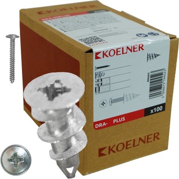 KOŁEK ŚLIMAKOWY DO GK DRIVA 13x31mm METAL 100szt