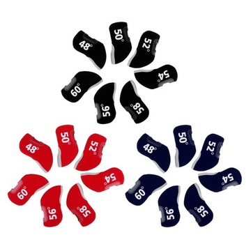 Zapasowy sportowy klub golfowy Żelazny pokrowiec na główkę Miotacz 50 stopni w kolorze czarnym