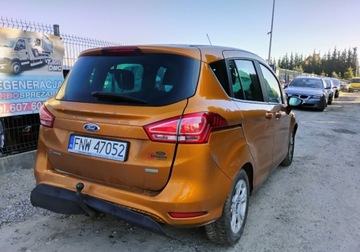Ford B-MAX 1.0 EcoBoost 100KM 2016 Ford B-MAX 2016r, 1.0 Benzyna. Uszkodzony przod i lekko tyl . Benzyna, zdjęcie 3