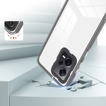 ЗАДНЯЯ НАКЛЕЙКА КОРПУСА ARMOR ИЗ ДВУХ ЧАСТЕЙ + РАМКАЯ IPHONE 15 PRO MAX