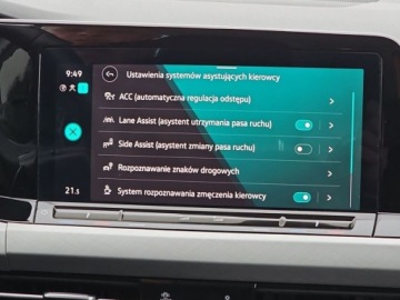 Volkswagen Golf VIII Variant 1.5 eTSI 150KM 2021 Volkswagen Golf Salon Pl, FV Vat 23, App Connect, Line Assist, ACC 1.5, zdjęcie 13