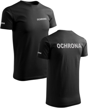 OCHRONA T-shirt KOSZULKA Tshirt 100% Bawełna r. XL