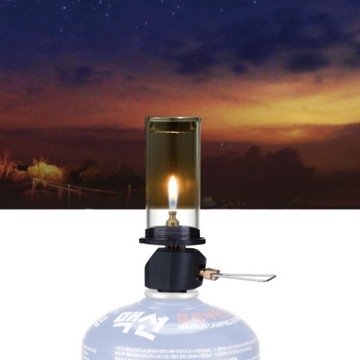 DO KEMPINGOWA KARTUSZ LAMPA GAZOWA CZARNA