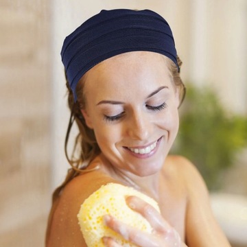 Спальная шапочка из хлопка и льна для