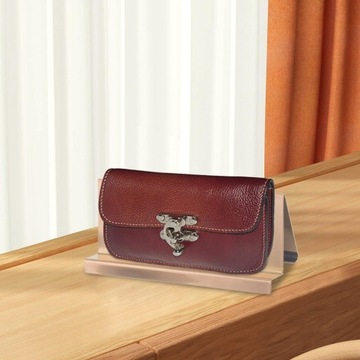 Простая подставка для кошелька из розового золота