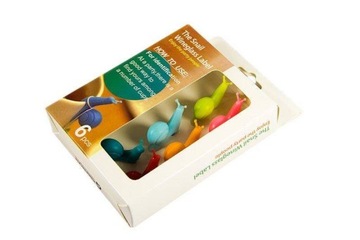 Подвески в чайных пакетиках «Улитка» - 6 шт.