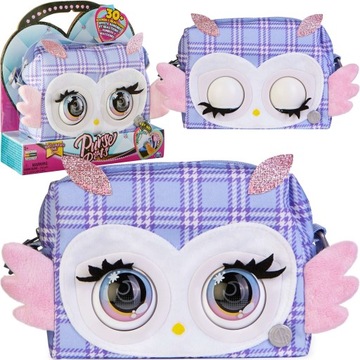 PURSE PETS INTERAKTYWNA TOREBKA SÓWKA Z OCZAMI 11,5 CM
