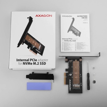 PCEM2-N Внутренний адаптер PCIe x4, 1x M.2 NVMe M-