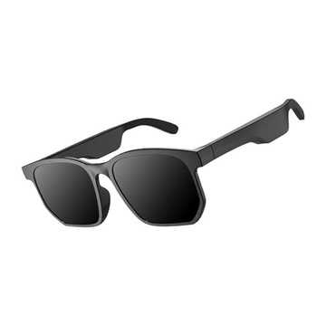 Okulary przeciwsłoneczne Bluetooth Audio, inteligentne okulary z wbudowanym mikrofonem Connect Mobile, czarne