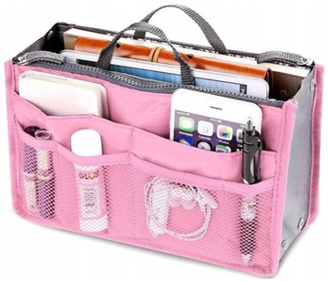Kozmetická taška Kufor do tašky kufra organizér ružová cestovné tašky