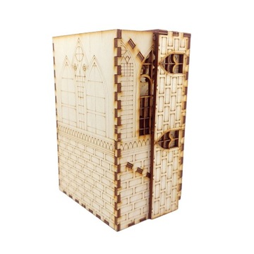 ДЕРЕВЯННАЯ БАШНЯ ДЛЯ КОСТЕЙ НА НАВЕСНОЙ ВАМПИРЕ, 15 СМ