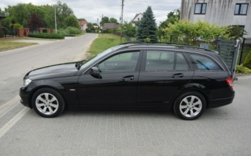 Mercedes Klasa C W204 Kombi T204 1.6 180 K BlueEFFICIENCY 156KM 2009 Mercedes-Benz Klasa C 1.6B Kompresor Automat PDC Tempomat 2 KPL KOL Sprowa, zdjęcie 7