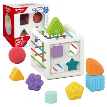 Kostka Elastyczna Sensoryczna Sorter Toys Gumki