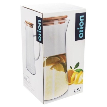 Кувшин для холодных и горячих напитков со стеклянной крышкой.