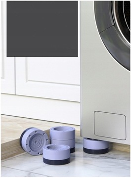 Podkładki Antywibracyjne Pod Pralkę Zmywarkę 4szt Guma Mata Antywibracyjna