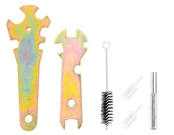 НАБОР ПНЕВМАТИЧЕСКИХ ПОКРАСОЧНЫХ ПИСТОЛЕТОВ РЕДУКТОР ДАВЛЕНИЯ JCB