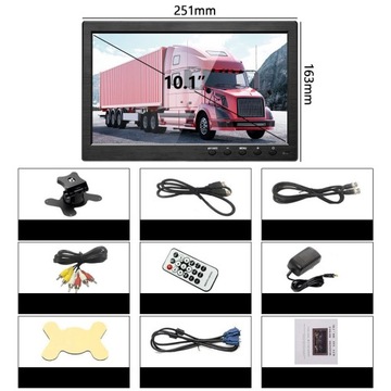 ДИСПЛЕЙ АВТОМОБИЛЬНОГО МОНИТОРА 10,1-дюймовый вход HDMI/VGA/BNC/AV/DE премиум-класса