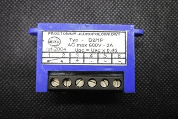 B2/1P Prostownik jednopołówkowy 600V 2A Elfa