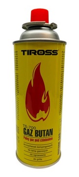 ГАЗОВЫЙ КАРТРИДЖ ТИРОСС 400МЛ ДЛЯ ГОРЕЛКИ