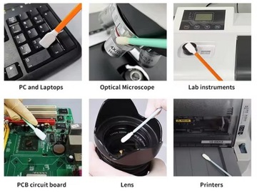 ПАЛОЧКИ БЕЗПЫЛИ ДЛЯ ЧИСТКИ ГОЛОВКИ, 50 ШТ.