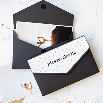 Folder pudełko teczka etui koperta na 40 zdjęć 15x23 z klapką Piękne Chwile