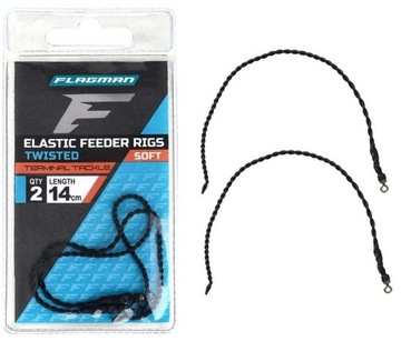 FLAGMAN Витой резиновый амортизатор ELASTIC FEEDER RIG 14см 2шт