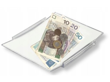 PODSTAWKA NA BILON TACKA DO WYDAWANIA RESZTY SKLEPOWA TACKI Z DNEM