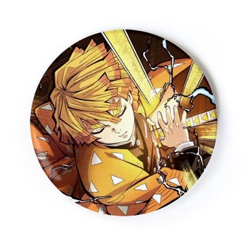 Przypinka anime Demon Slayer Zenitsu 58 mm