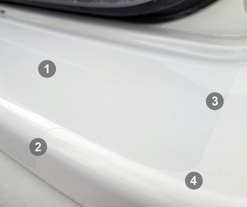 ЗАЩИТНАЯ ПЛЕНКА PPF, задние пороги VOLKSWAGEN GOLF V 5